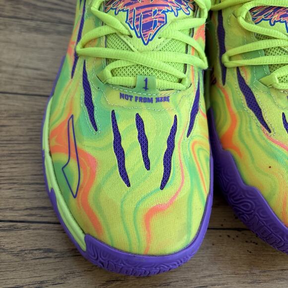 PUMA x LAMELO BALL MB.03 Spark Men's Basketball Shoes 379889-01 US Size 13 - Picture 3 of 11